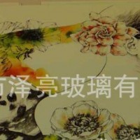 藝術(shù)彩繪玻璃裝飾烤漆鋼化玻璃廠家